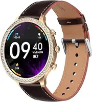 [Leonids] for Garmin Vivoactive 4S Band/Garmin Venu 3S Band, 18mm Leather Watch Bands for Garmin Forerunner 265S/265S Music, Forerunner 255S/255S Music, Venu 2S/Vivomove 3S