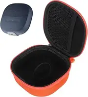 Hard Travel Case for Micro Portable Stereo, Waterproof Scratch Proof Shockproof Speaker Case, Speaker Travel Protective Carrying Storage Bag for Portable Bluetooth Speaker (Orange)