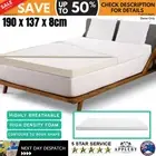 Bedding Mattress Topper Egg Crate Foam Toppers Bed Protector Underlay Double