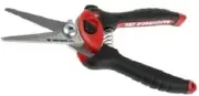 Facom STRAIGHT CUT TIN SNIP 205mm 2-Positions Dual Material Grips, 36mm Opening