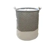 Drawstring Matching Color Folding Large Laundry Basket Hamper Bag Clothes Storage Barrel Clothes Storage Basket