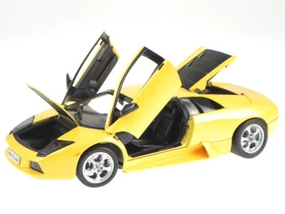 Lamborghini Murcielago 2003 yellow diecast model car 12571 Welly 1/18