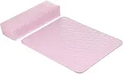 SHERCHPRY 2pcs Leather Hand Manicure Pillow for Nail Art Comfortable Wrist Rest Cushions for Nail Salon Makeup Table Training Personal Use Stylish Soft Support