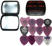 Dunlop Tortex Variety Pack - 24 x 1.14mm Guitar Picks / Plectrums In A Pick Tin