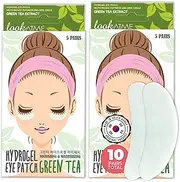 Look At Me Under Eye Patches (10 Pairs). Korean Skin Care Green Tea Hydrogel Eye Patch/Eye Pads. Dark Circle Remover and Collagen Eye Mask for Puffy Eyes. Gel Under Eye Brightener/Eye Depuffer