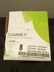 *50-Pairs* Ansell Gammex PI Underglove Size 8 Expired Gloves