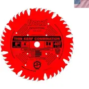 8-Inch 40T Thin Kerf Saw Blade - Max Performance with Laser-Cut Anti-Vibration