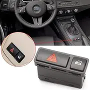 Xotic Tech Hazard Warning Flasher Light Switch Door Central Lock Locking Button Automotive Replacement Parts for BMW 3 Series E46 E53 E85 325 X5 1999-2008 61318368920