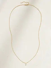 [De Beers] De Beers - My First De Beers Clea 18-karat Gold Diamond Necklace - One size One size Gold