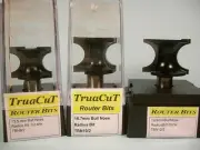 Router Bit Bull Nose Radius Bit Set of 3 (TruaCuT