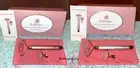 NIB Vibrating Rose Quartz Jade Facial Roller & Massager Face Beauty Bar Set
