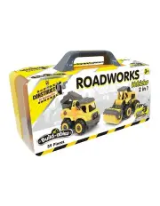 [Construct IT] Buildables Roadworks Vehicles 2 in 1
