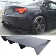 Rear Diffuser Bumper Lip Spoiler Splitter Lower ABS for TOYOTA Corolla MR2 Black (for: Toyota)