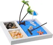 ERINGOGO 1 Set Japanese Sand Table Ornament Zen Sand Garden Decor for and Table Display and Reusable Micro Seaside Sandbox Accessories