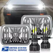 Pair For Nissan Stanza 1983 1984 - 7" inch Round LED Headlight Hi-Lo Beam (for: Nissan)
