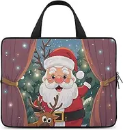 Laptop Case Sleeve Shockproof Computer Carrying Bag Reindeer Peeping Laptop Bag Tote Lightweight Notebook Case Cover Traveling Briefcase Handle Bags for Travel Business 13inch
