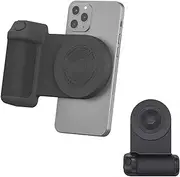 Magnetic Camera Holder Bluetooth Bracket, Cellphone Selfie Holder Photo Phone Holder with Bluetooth Wireless Remote Control for All Phones (Black)