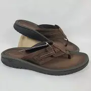 NEW Clarks Men's Wesley Sun Brown Beeswax Leather 26176987 Sz 8 NIB