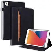 CXTcase iPad 7th/8th/9th Generation Case,iPad Air 3/iPad Pro 10.5" Cover PU Leather Wallet Case with Card Slot Tablet Cover for iPad 10.2" 2019/2020/2021, iPad Air 3/iPad Pro 10.5 Inch - Black