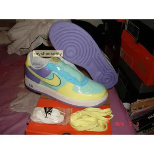 全新台灣公司貨 Nike air force 1 premium 漆皮亮面復活節彩蛋2代 af1 easter egg