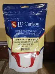 LD Carlson Brewers Sea Salt 1 lb for Home Brew Beer Making
