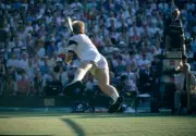 Boris Becker of Germany at Wimbledon June 1994 Becker lost in the - Old Photo