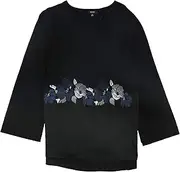 [Alfani] Womens Crochet Front Bell Sleeves Pullover Sweater