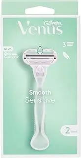 Gillette Venus Smooth Sensitive Women's Razor + 2 Razor Blades