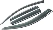 Window Sun Rain Shade Visor Shield Shelter Cover Frame Sticker Accessories Compatible with VW 5N 2007-2017