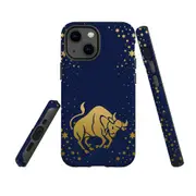 For Apple iPhone 13 mini Case, Armour Back Cover, Taurus Drawing