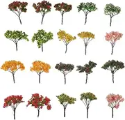 Fine Craftwork Miniature Tree Models Details for Home and Garden Decor Random Style
