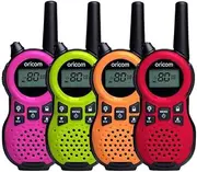 Oricom PMR795BLT 1 Watt Handheld UHF CB Radio Four Pack - Compact, Light Weight, 80 Channels, LED Torch, Duplex, Dual Watch, VOX, Call Tone Alert, Range