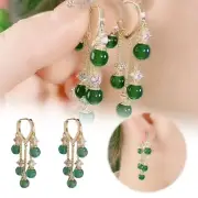Tassel Beaded Long Earrings Light 6 Pairs Chunky Hoop Earrings Set for Women