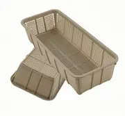 SMARTLINK 6pcs Multi Purpose Space Saving Plastic Mesh Storage Basket 28x11.6x5.6cm