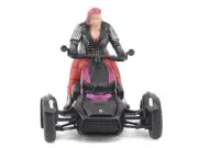 2023 Can-Am Ryker 3-Wheel Motorcycle Diecast Model Pink Punk & Black 1/32 BRP