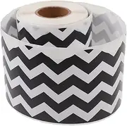 HOMOBABE 1 Roll Border Stickers Classroom Bulletin Board Decorations Simple Design for School and Office Versatile Copperplate Adhesive Easy to Tear Off