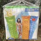 Vintage Intex Wet Set Air Mat Blue 72" x 27" Pool Float Lounge Inflatable New