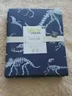 pottery barn kids Dino Bones Glow in the Dark Duvet queen and original $149 new