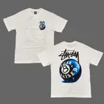 STUSSY BXR 8 BALL TEE 白色 T 恤