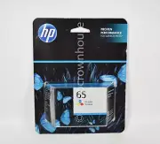 Genuine HP 65 TRI-COLOR Ink Cartridge Sealed N9K01AN 04/2024