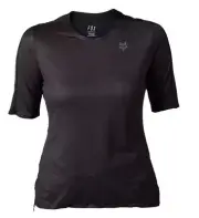 Fox Racing Flexair Ascent FA23 Womens SS MTB Mountain Bike Jersey Black