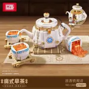 LOZ Yum Cha Dim Sum Tea Pot (1265) Mini Building Block Gift 690PCS