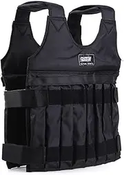 Fitness Weighted Vest - Iron Weight Free Weight Training Vest Exercise Equipment for Walking | Weighted Vests for Men Women for Running Bodybuilding Training Physi