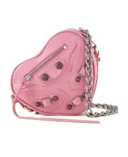 Borsa Le Cagole Heart Mini da Donna in Rosa One size Pink