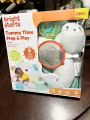 Bright Starts Tummy Time Prop & Play Mat Made to make tummy