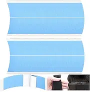 Pichcppo 84 Pieces Lace Front Wig Tape,Waterproof Lace Wigs Tape,Double Sided Hair Wig Tape for Wigs Hair Pieces and Hair Extension (9 * 2cm, Blue)