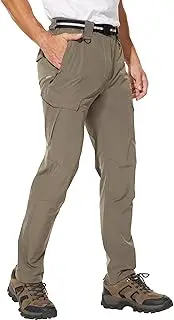 [MOURCE] Hiking Pants Men Lightweight Quick Dry - Water Resistant Outdoor Cargo Pants with 7 Pockets for Travel Camping Fishing