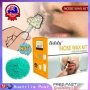Nose Ear Hair Removal Wax Kit Sticks Easy Mens Nasal Waxing Remover Strips TO