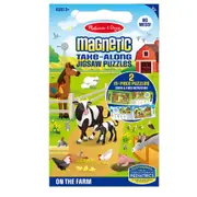 Melissa & Doug Magnetic Take Along Puzzles On the Farm Kids/Childrens Toy 3y+