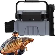 Large Tackle Box - Fishing Tackle Storage Box Organizers | Multifunctional Lightweight Tacklebox Container for Professionals Enthusiasts for Outdoor Adventures